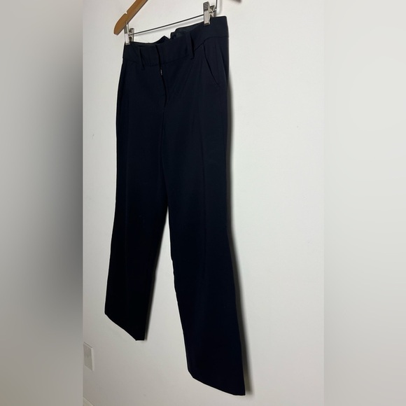 Land's End Women's Navy Washable Wool Blend Dress Pants Size 6 - Picture 5 of 9